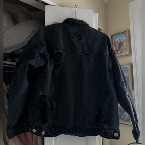 Forever 21Black Denim Jacket - Picture 2 of 6